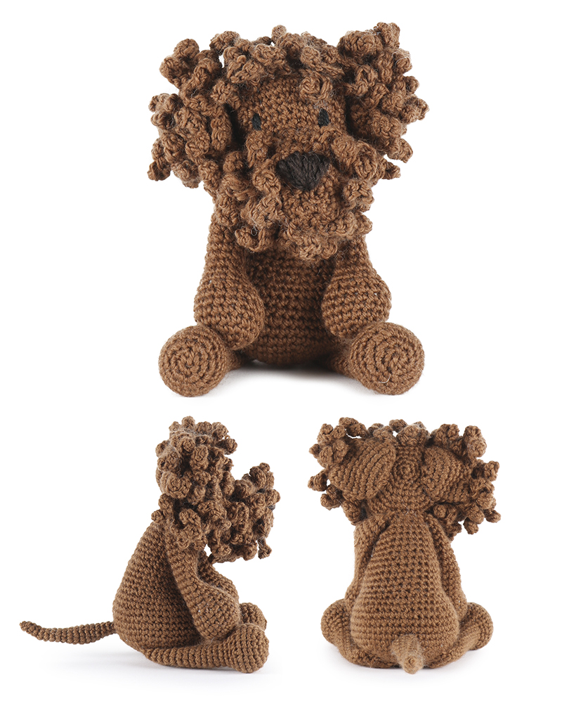 toft ed's animal Napoleon the Labradoodle amigurumi crochet